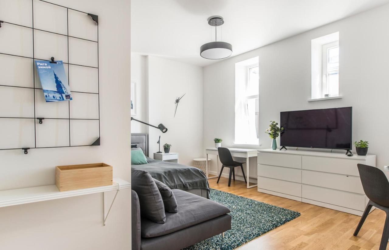 Cozy Modern Studio - Great For Short Trips 里加 外观 照片