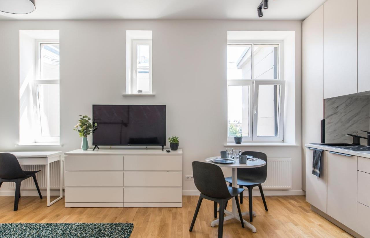 Cozy Modern Studio - Great For Short Trips 里加 外观 照片