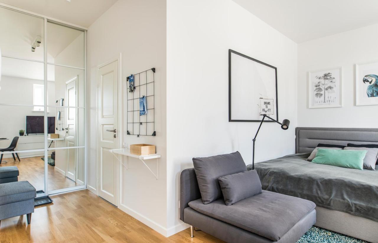 Cozy Modern Studio - Great For Short Trips 里加 外观 照片